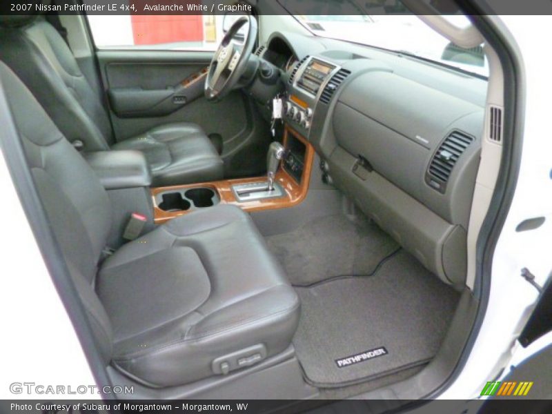 Avalanche White / Graphite 2007 Nissan Pathfinder LE 4x4