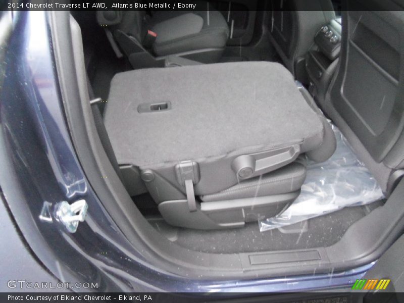Atlantis Blue Metallic / Ebony 2014 Chevrolet Traverse LT AWD