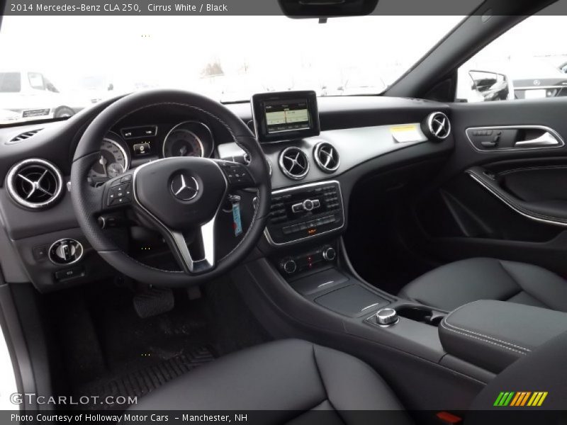 Cirrus White / Black 2014 Mercedes-Benz CLA 250