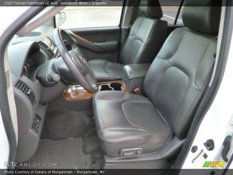 Avalanche White / Graphite 2007 Nissan Pathfinder LE 4x4