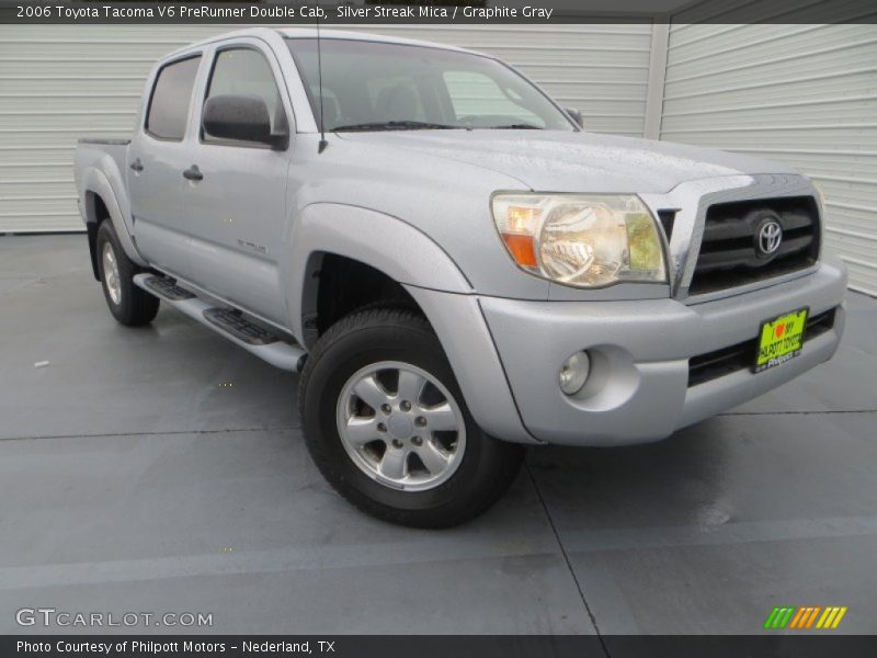 Silver Streak Mica / Graphite Gray 2006 Toyota Tacoma V6 PreRunner Double Cab