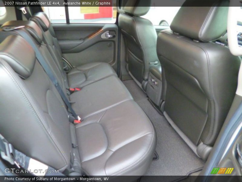 Avalanche White / Graphite 2007 Nissan Pathfinder LE 4x4