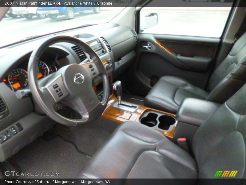 Avalanche White / Graphite 2007 Nissan Pathfinder LE 4x4