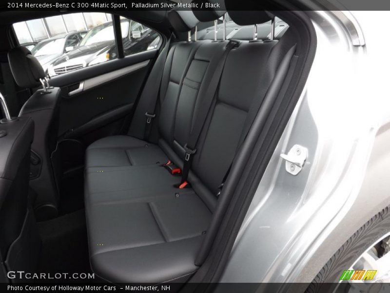 Palladium Silver Metallic / Black 2014 Mercedes-Benz C 300 4Matic Sport
