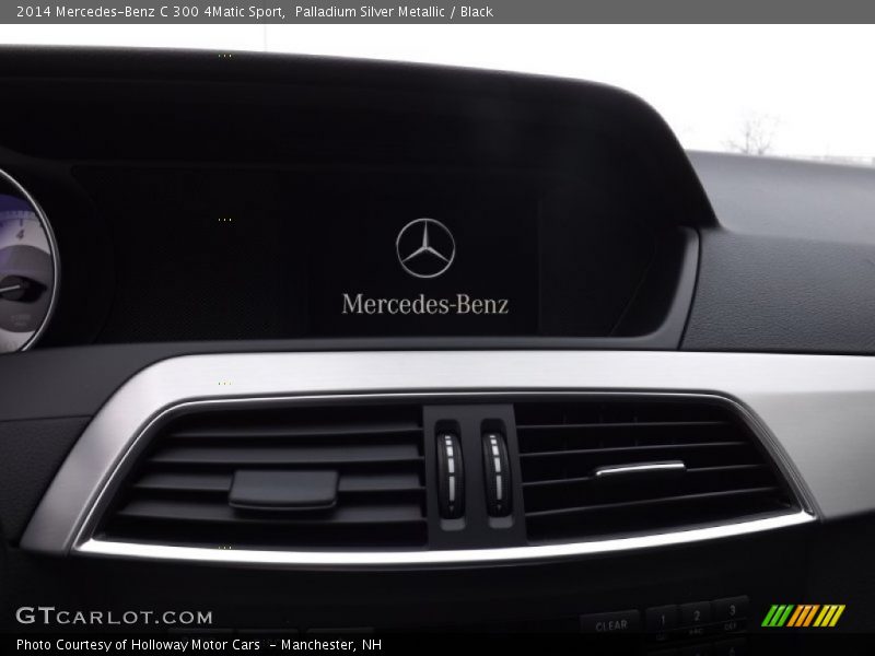Palladium Silver Metallic / Black 2014 Mercedes-Benz C 300 4Matic Sport
