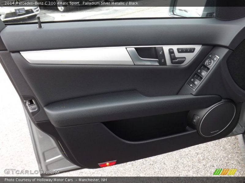 Palladium Silver Metallic / Black 2014 Mercedes-Benz C 300 4Matic Sport