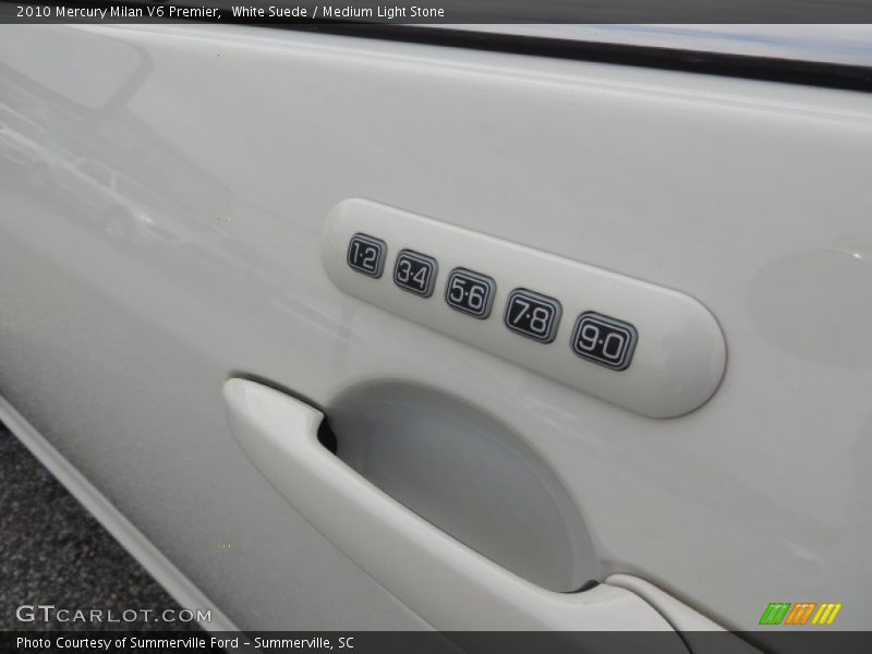 White Suede / Medium Light Stone 2010 Mercury Milan V6 Premier
