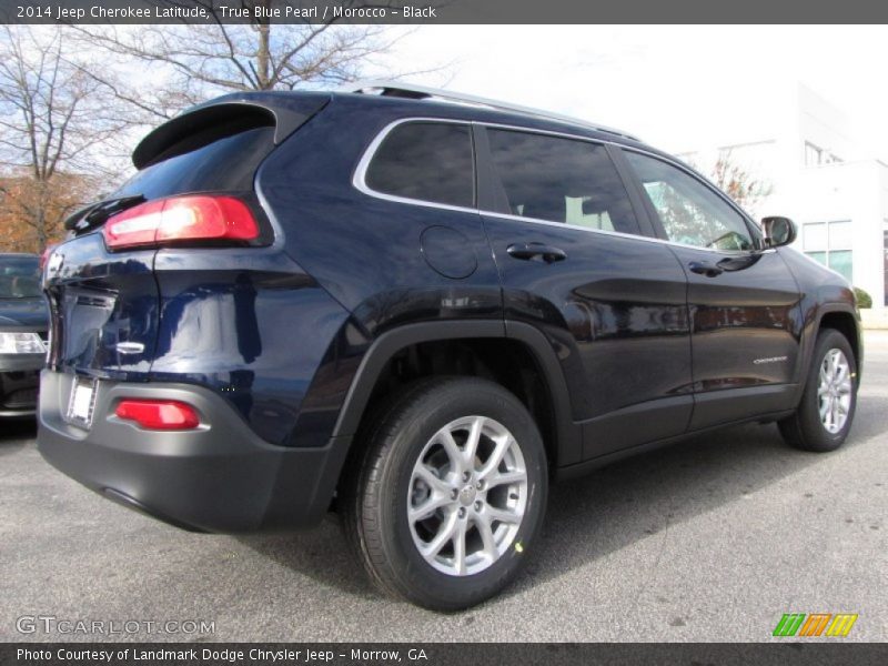 True Blue Pearl / Morocco - Black 2014 Jeep Cherokee Latitude
