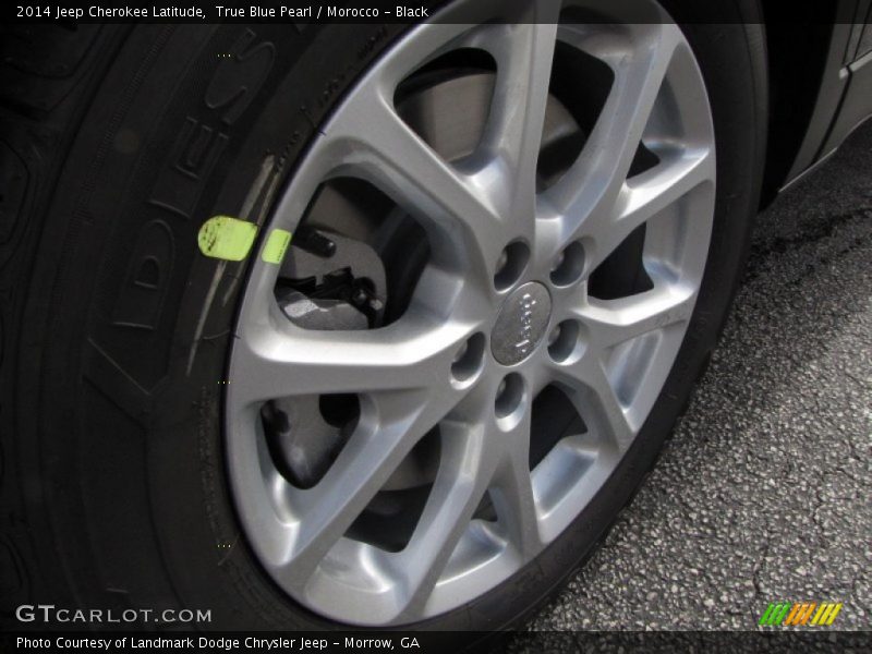 True Blue Pearl / Morocco - Black 2014 Jeep Cherokee Latitude