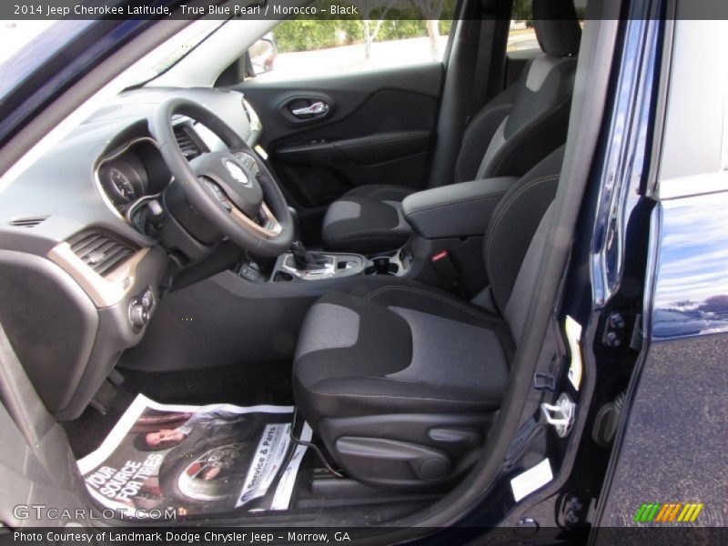 True Blue Pearl / Morocco - Black 2014 Jeep Cherokee Latitude