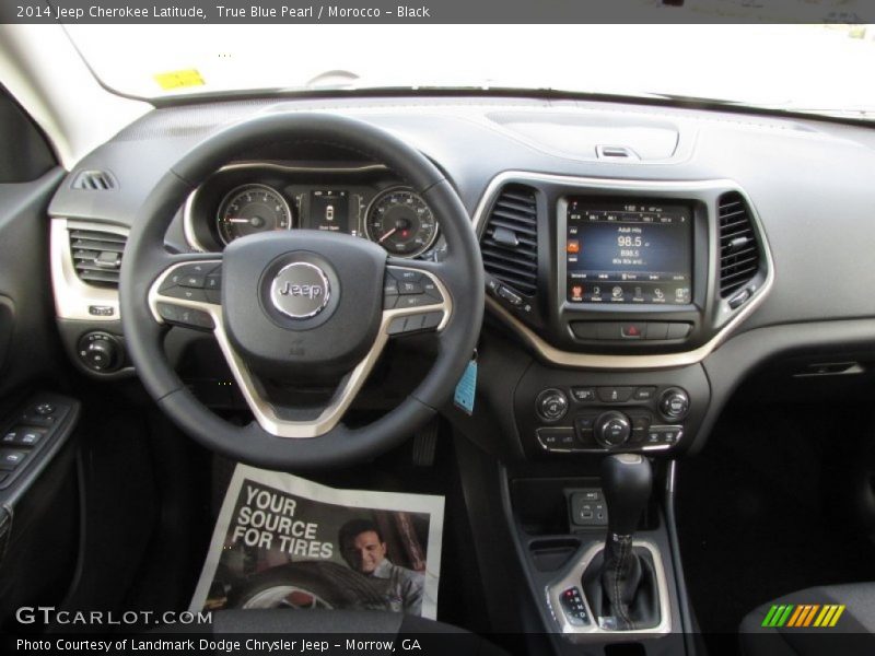 True Blue Pearl / Morocco - Black 2014 Jeep Cherokee Latitude