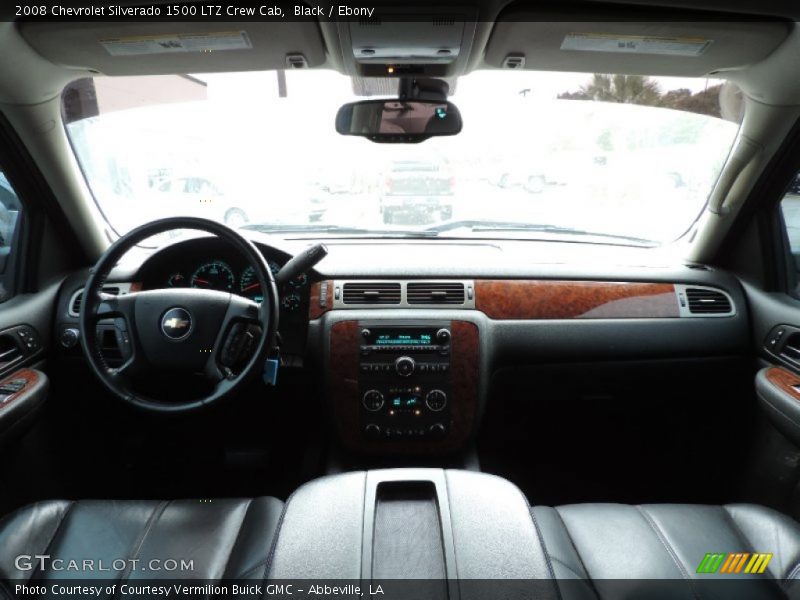 Black / Ebony 2008 Chevrolet Silverado 1500 LTZ Crew Cab