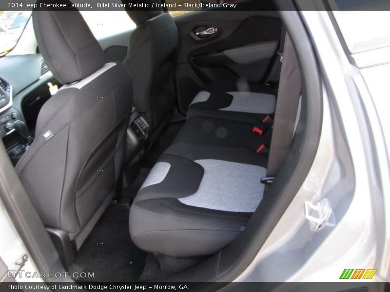 Billet Silver Metallic / Iceland - Black/Iceland Gray 2014 Jeep Cherokee Latitude