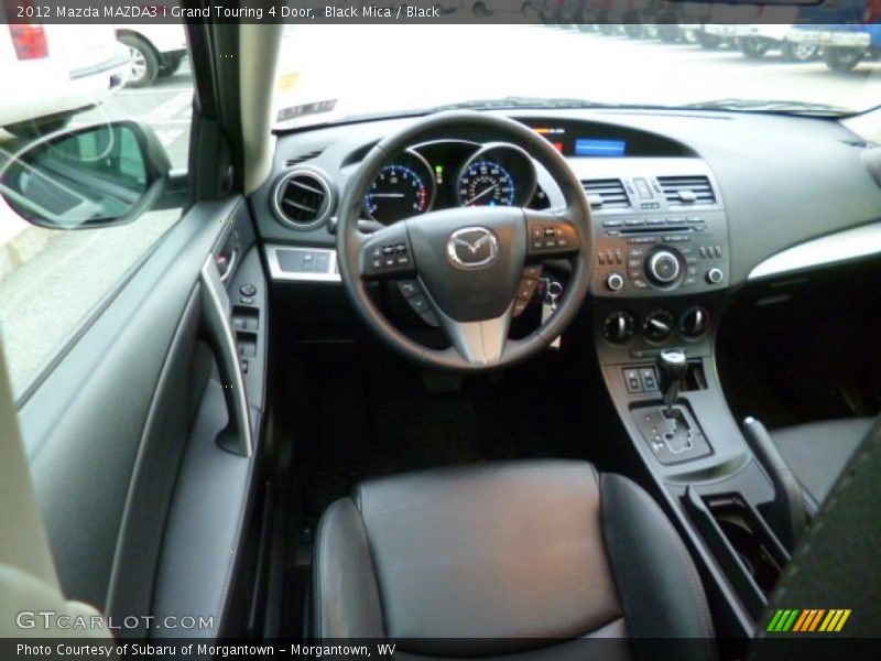 Black Mica / Black 2012 Mazda MAZDA3 i Grand Touring 4 Door