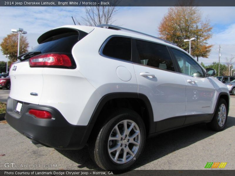 Bright White / Morocco - Black 2014 Jeep Cherokee Latitude