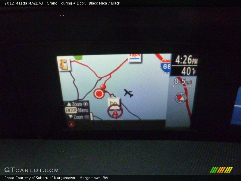 Black Mica / Black 2012 Mazda MAZDA3 i Grand Touring 4 Door