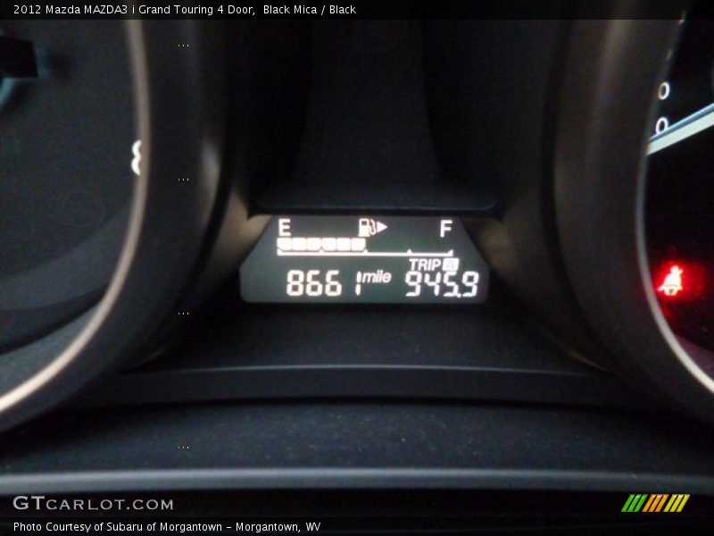 Black Mica / Black 2012 Mazda MAZDA3 i Grand Touring 4 Door