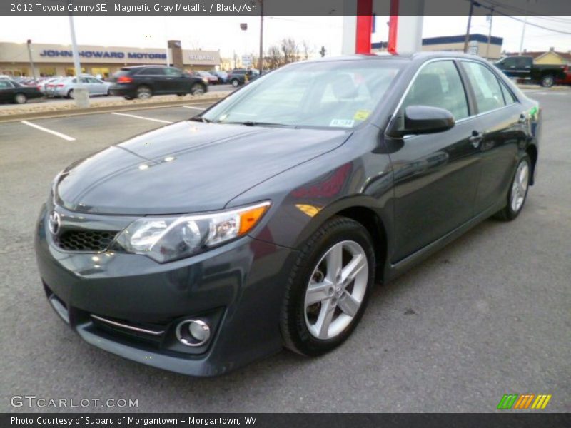 Magnetic Gray Metallic / Black/Ash 2012 Toyota Camry SE