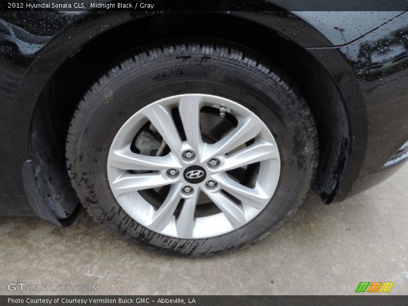 Midnight Black / Gray 2012 Hyundai Sonata GLS
