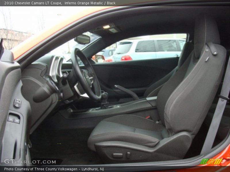 Inferno Orange Metallic / Black 2010 Chevrolet Camaro LT Coupe