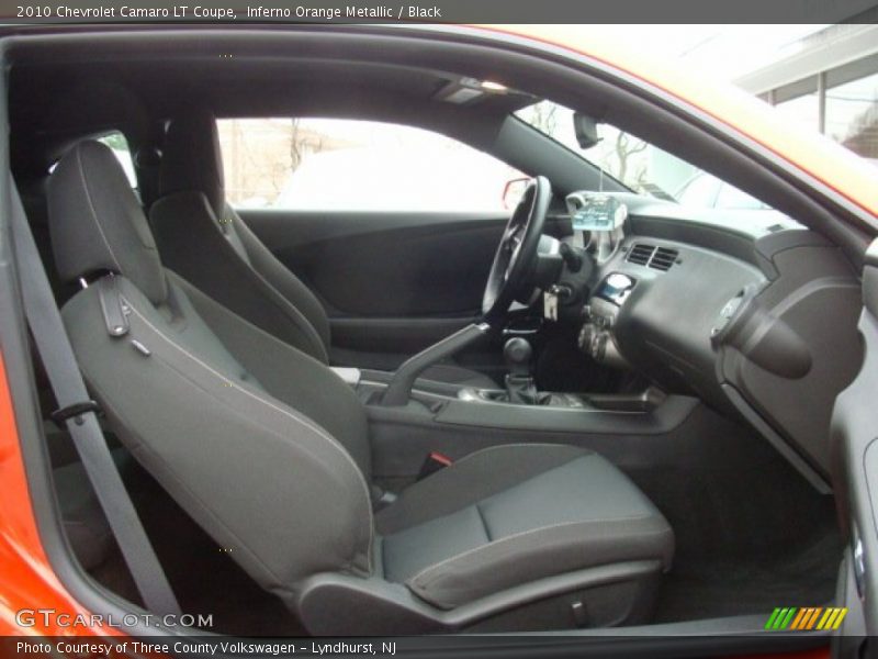 Inferno Orange Metallic / Black 2010 Chevrolet Camaro LT Coupe