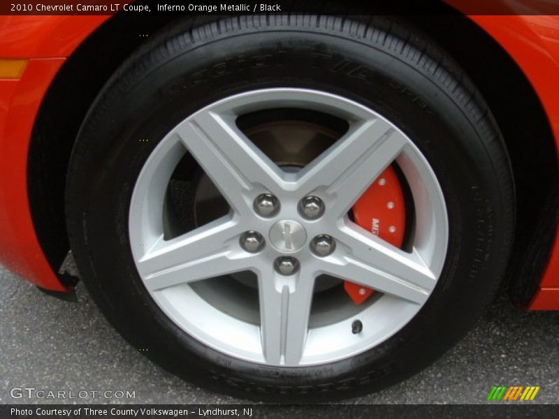 Inferno Orange Metallic / Black 2010 Chevrolet Camaro LT Coupe