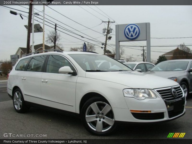 Candy White / Pure Beige 2008 Volkswagen Passat Komfort Wagon