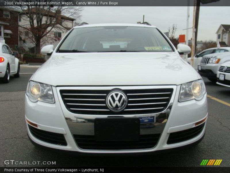 Candy White / Pure Beige 2008 Volkswagen Passat Komfort Wagon