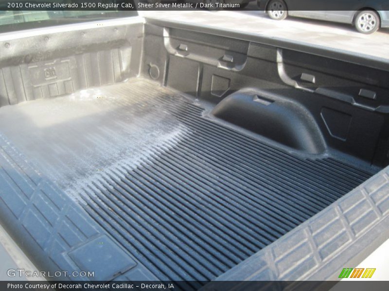 Sheer Silver Metallic / Dark Titanium 2010 Chevrolet Silverado 1500 Regular Cab
