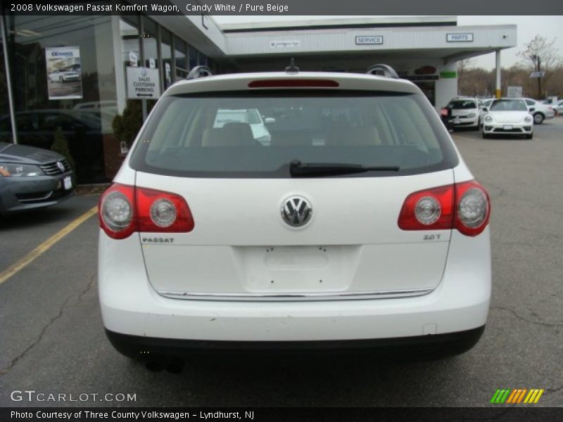 Candy White / Pure Beige 2008 Volkswagen Passat Komfort Wagon