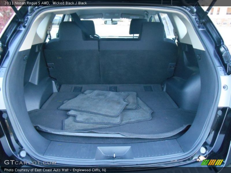 Wicked Black / Black 2011 Nissan Rogue S AWD