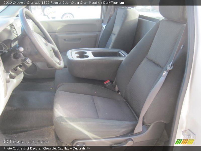 Sheer Silver Metallic / Dark Titanium 2010 Chevrolet Silverado 1500 Regular Cab