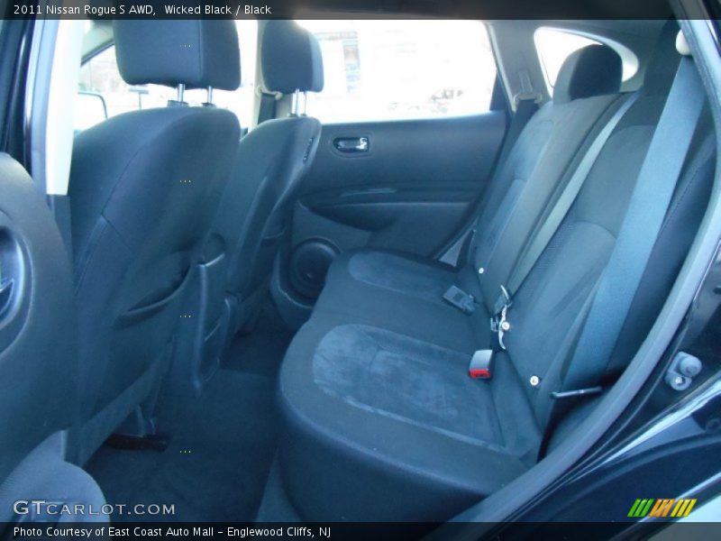 Wicked Black / Black 2011 Nissan Rogue S AWD