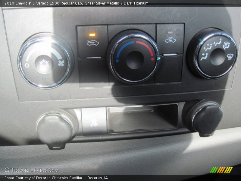 Sheer Silver Metallic / Dark Titanium 2010 Chevrolet Silverado 1500 Regular Cab