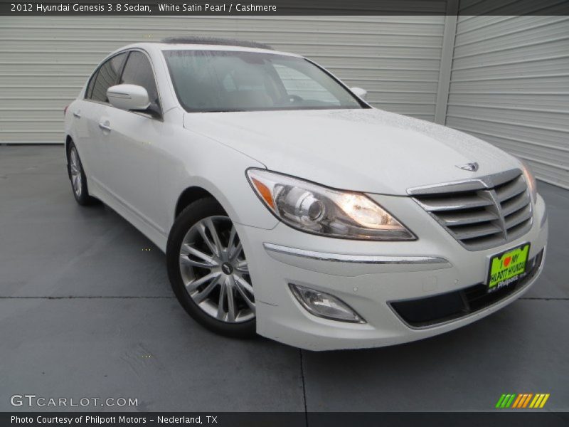 White Satin Pearl / Cashmere 2012 Hyundai Genesis 3.8 Sedan