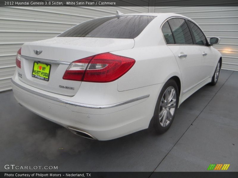 White Satin Pearl / Cashmere 2012 Hyundai Genesis 3.8 Sedan