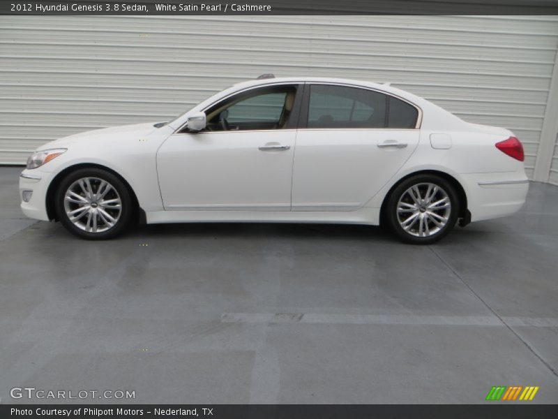 White Satin Pearl / Cashmere 2012 Hyundai Genesis 3.8 Sedan