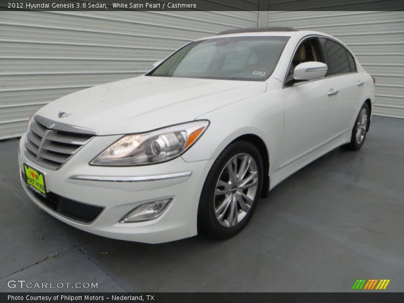 White Satin Pearl / Cashmere 2012 Hyundai Genesis 3.8 Sedan