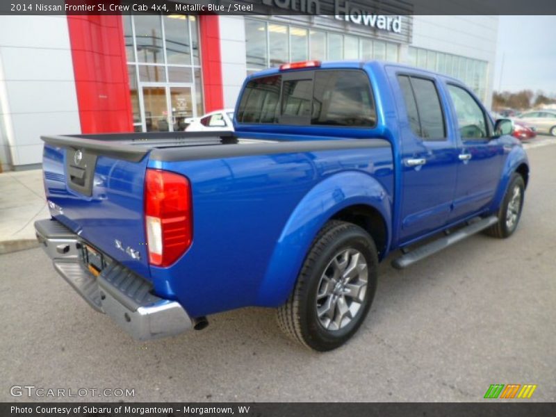 Metallic Blue / Steel 2014 Nissan Frontier SL Crew Cab 4x4