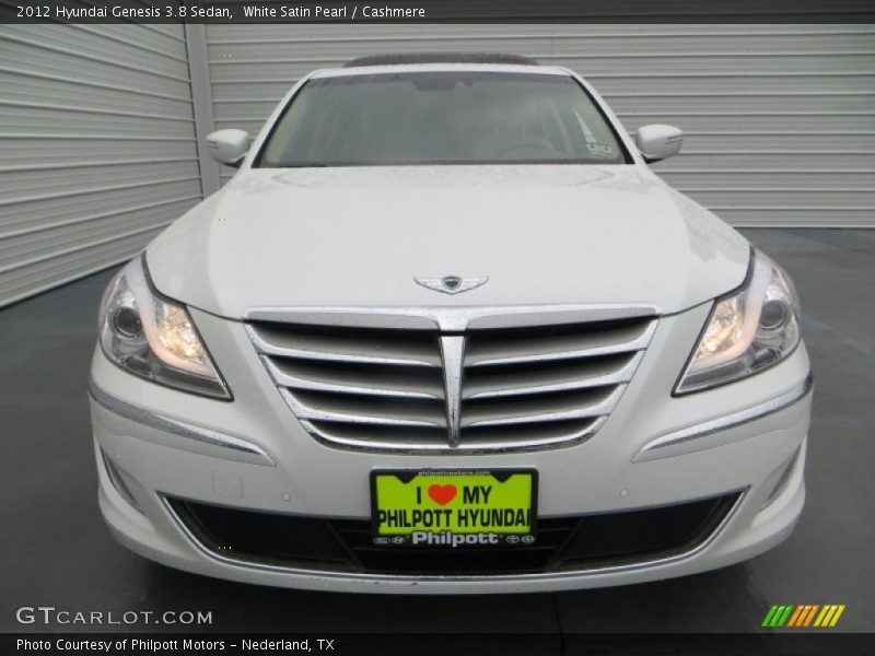 White Satin Pearl / Cashmere 2012 Hyundai Genesis 3.8 Sedan