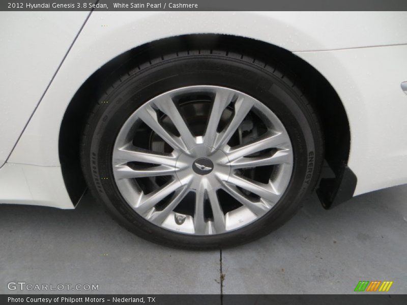 White Satin Pearl / Cashmere 2012 Hyundai Genesis 3.8 Sedan