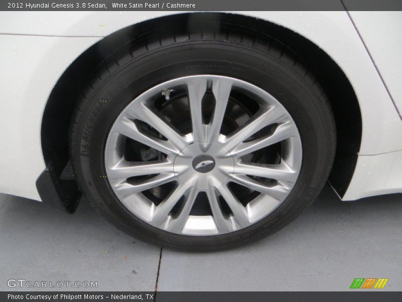 White Satin Pearl / Cashmere 2012 Hyundai Genesis 3.8 Sedan