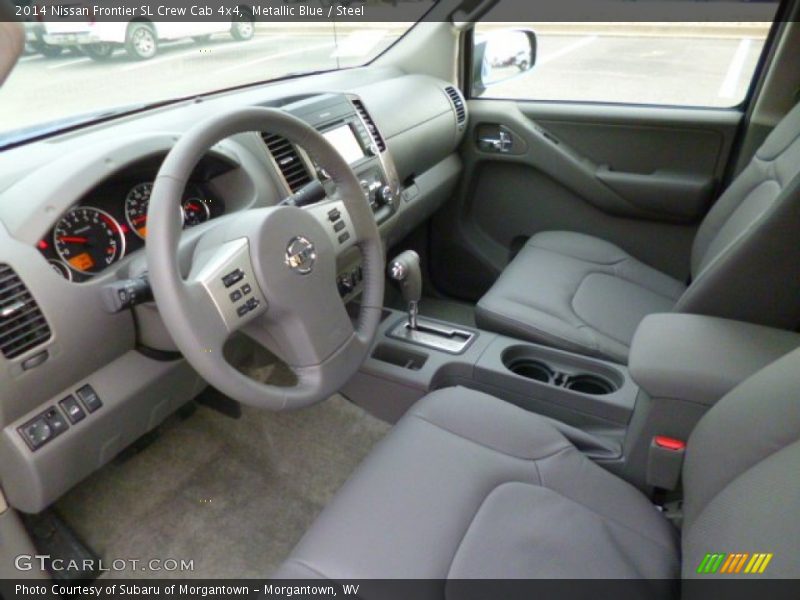 Metallic Blue / Steel 2014 Nissan Frontier SL Crew Cab 4x4