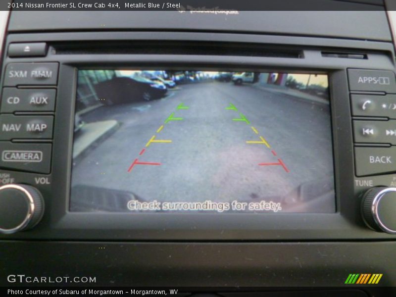Metallic Blue / Steel 2014 Nissan Frontier SL Crew Cab 4x4