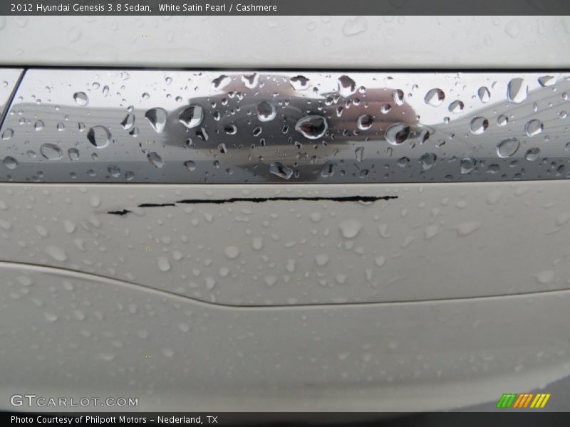 White Satin Pearl / Cashmere 2012 Hyundai Genesis 3.8 Sedan