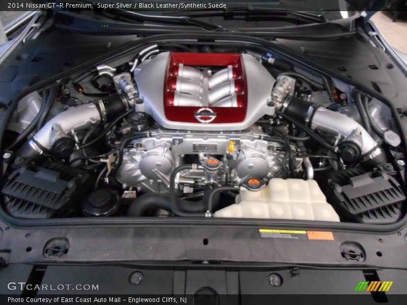  2014 GT-R Premium Engine - 3.8 Liter Twin-Turbocharged DOHC 24-valve CVTCS V6