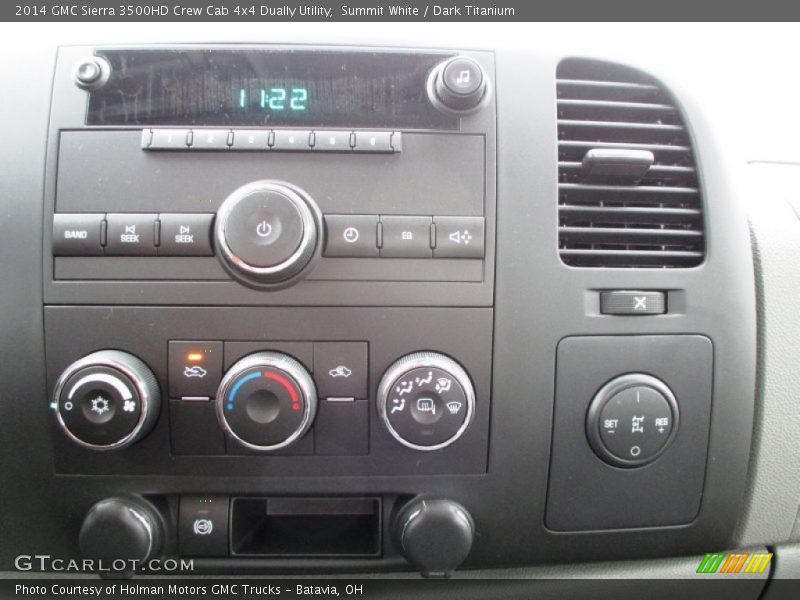 Summit White / Dark Titanium 2014 GMC Sierra 3500HD Crew Cab 4x4 Dually Utility