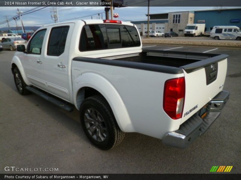 Glacier White / Steel 2014 Nissan Frontier SL Crew Cab 4x4