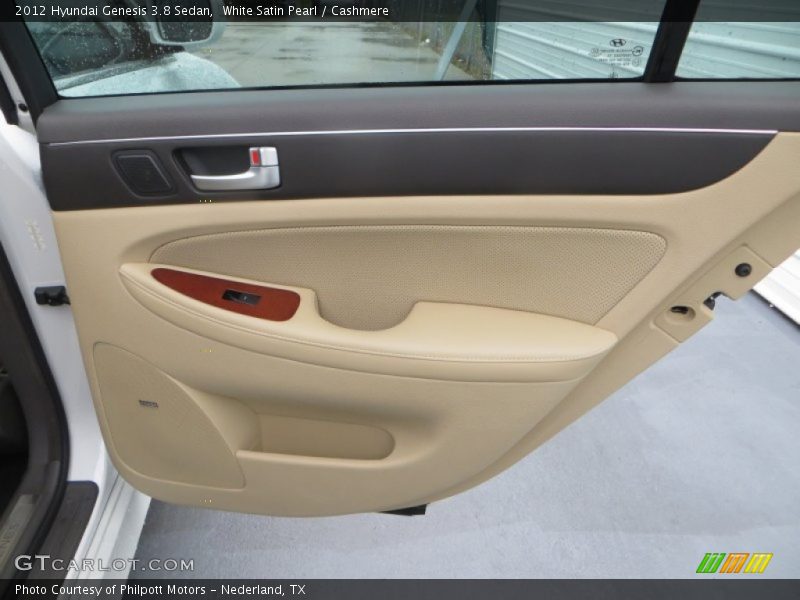 White Satin Pearl / Cashmere 2012 Hyundai Genesis 3.8 Sedan