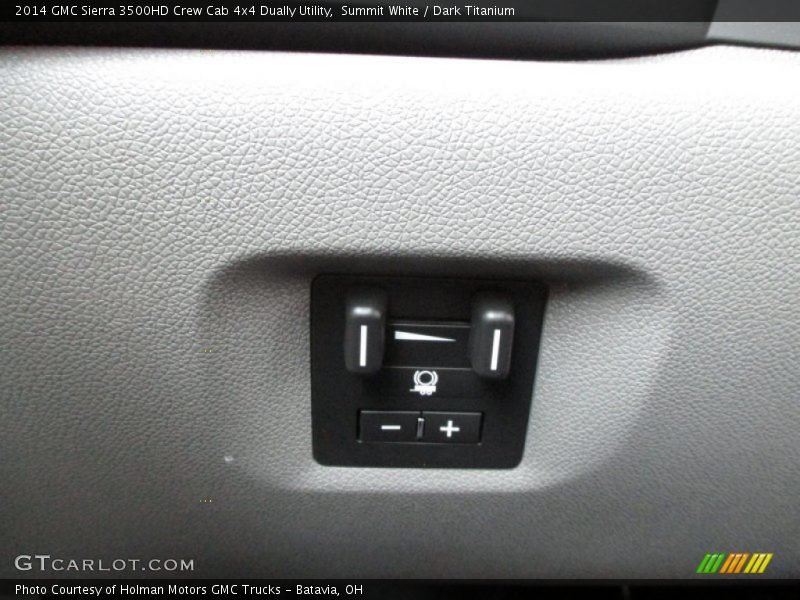 Summit White / Dark Titanium 2014 GMC Sierra 3500HD Crew Cab 4x4 Dually Utility